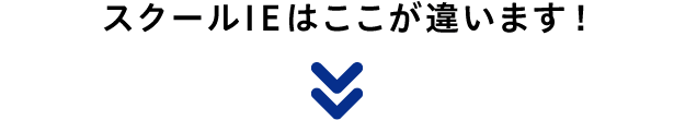 スクールIEの冬期講習はここが違います!