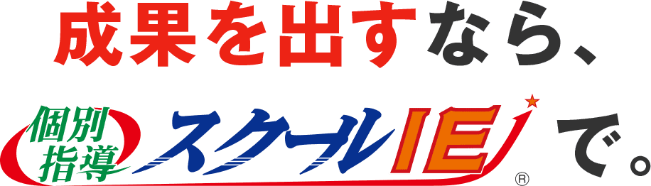 成果を出すなら、スクールIEで。