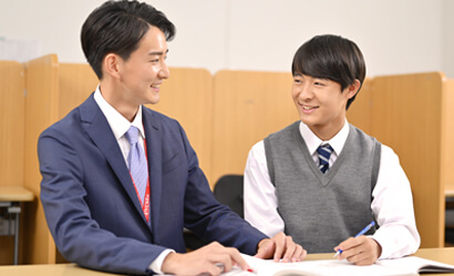 1対1の個別指導(講師1人に生徒1人)