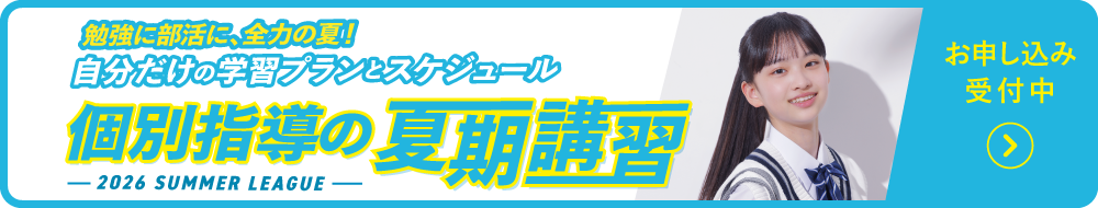 個別指導の夏期講習