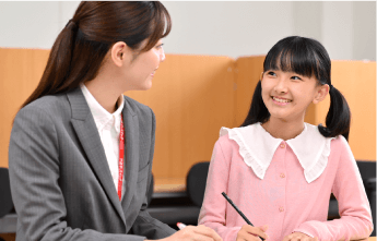 1対1の個別指導（講師1人に生徒1人）