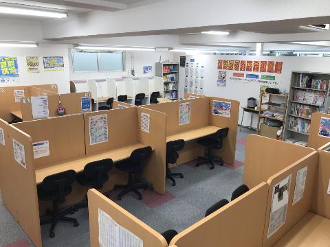 小学生でも中学生でも高校生でも集中できる環境です。