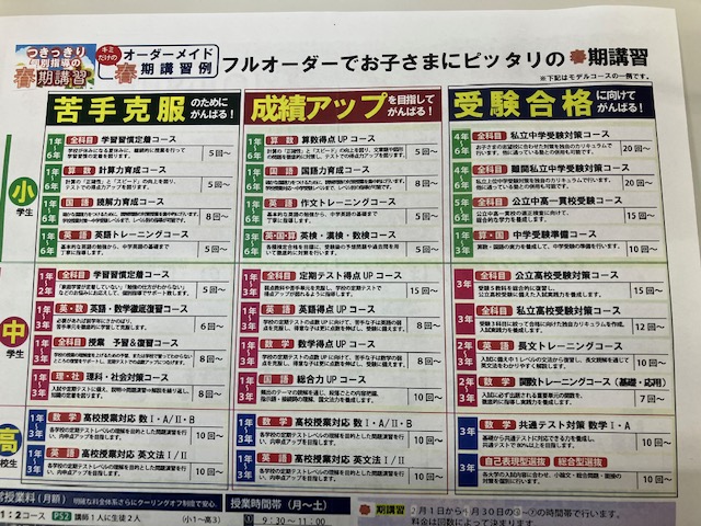 生徒に合わせ必要な科目、単元、難易度を
個別に設定し、受講回数・曜日・時間帯を自由に選べます
