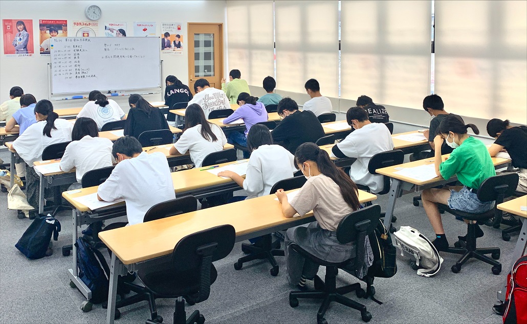 第3回　愛知全県模試の様子です。