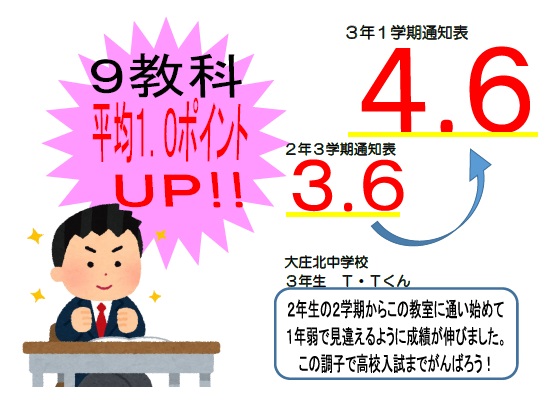 大庄北中　T.Tさん