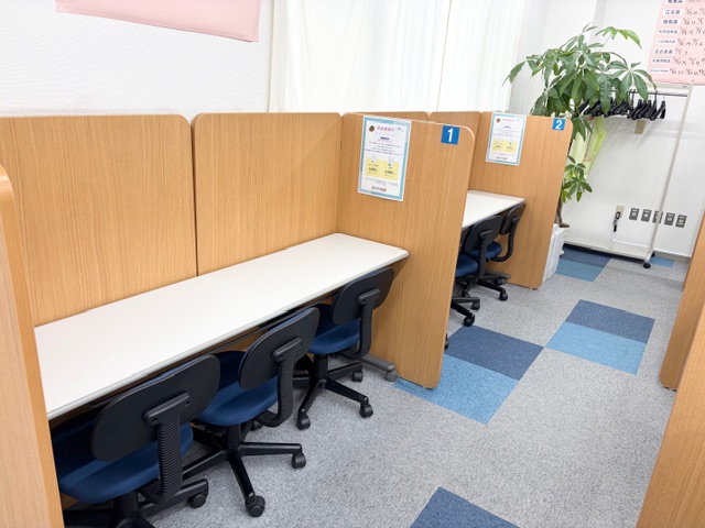 自習はテスト前に限らず、普段も利用可能です！