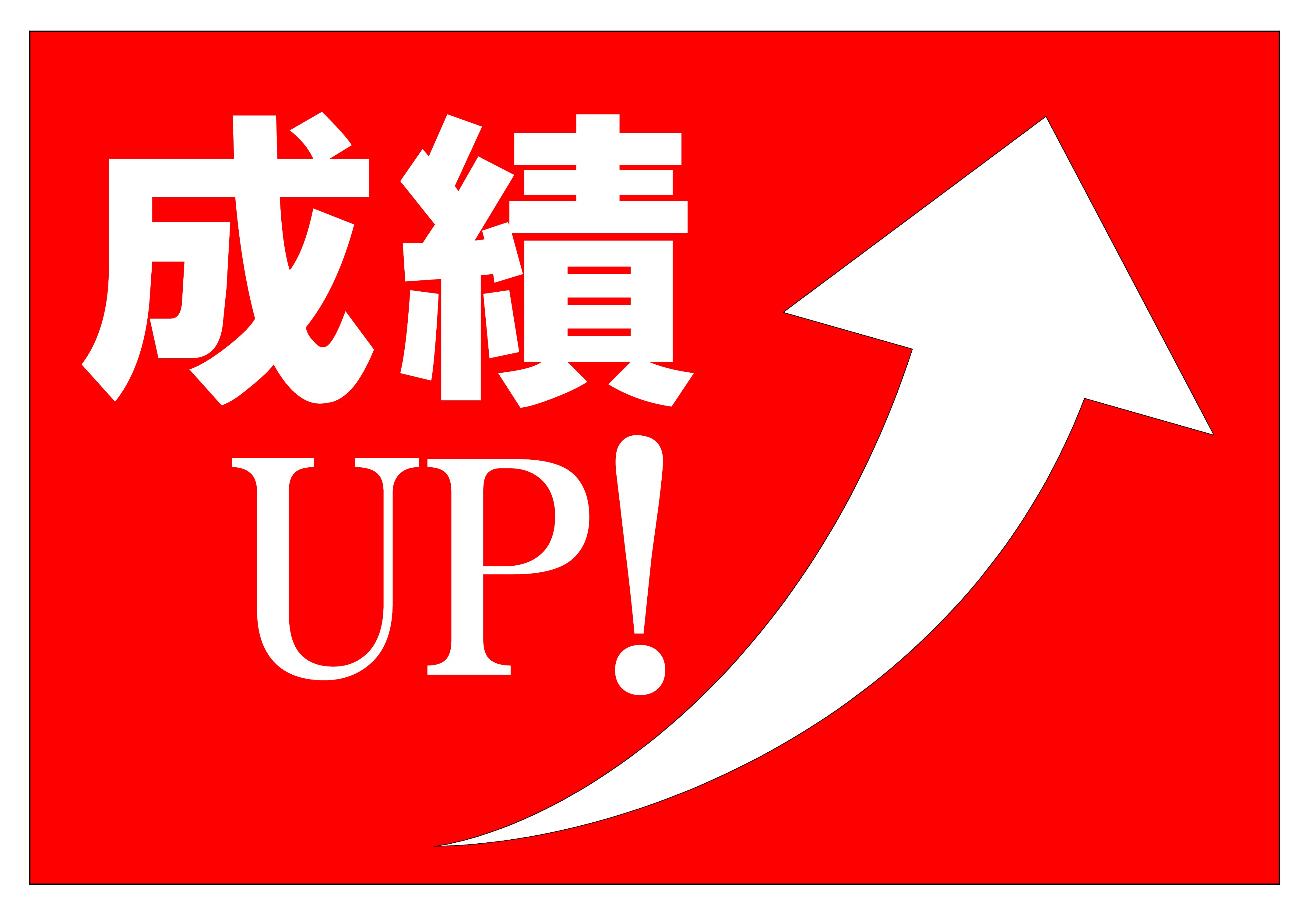 成績UP！