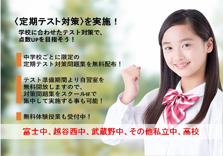 越谷西校 スクールie 個別指導 学習塾 埼玉県越谷市 越谷西校 スクールie 個別指導 学習塾 埼玉県越谷市