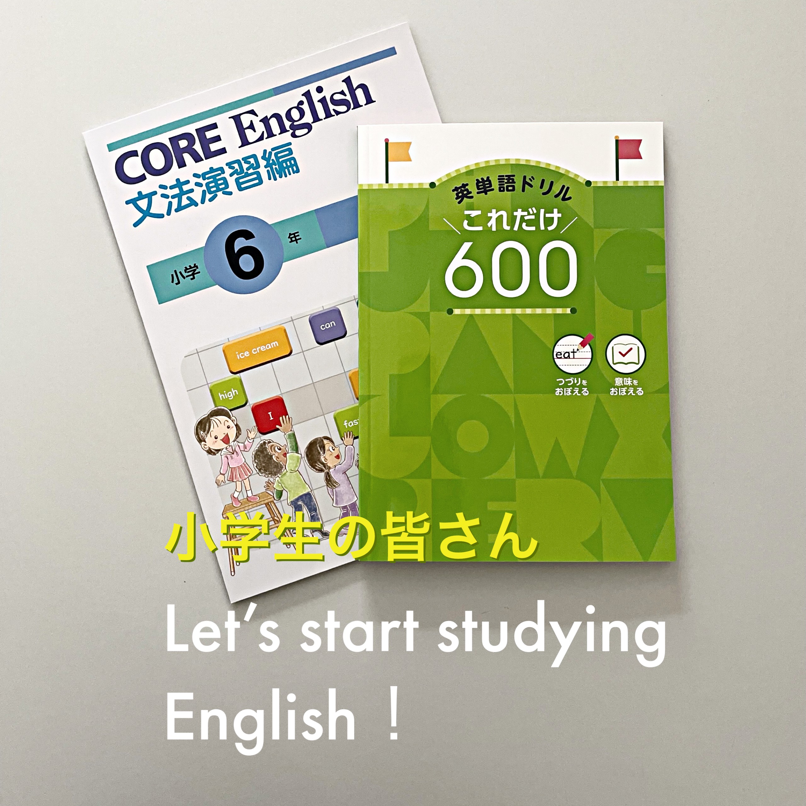 Let's start studying English♪