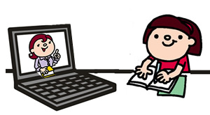 ご自宅でオンライン授業で受講できます。