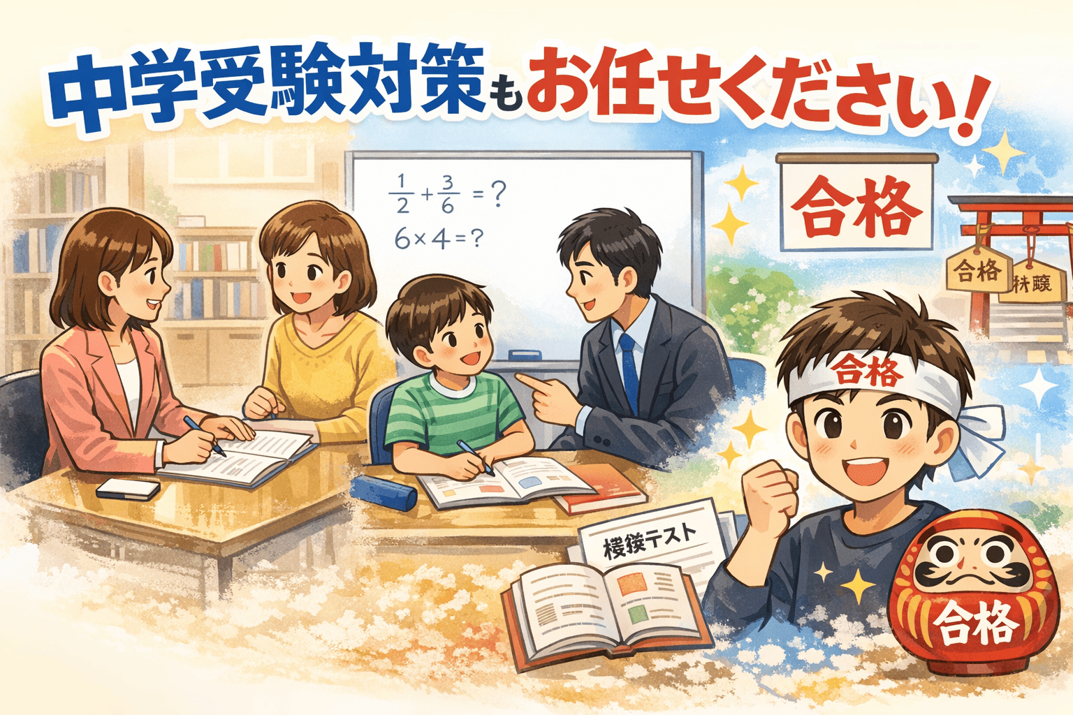 定期テスト前の勉強会の様子です。