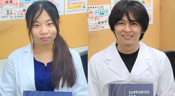 左)佐々木 里恵 先生　右)浅野 優惟 先生