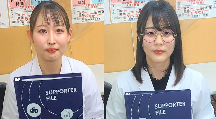 左)岩谷 千聖 先生　　右)今間 早紀 先生