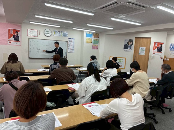 進学説明会のようす